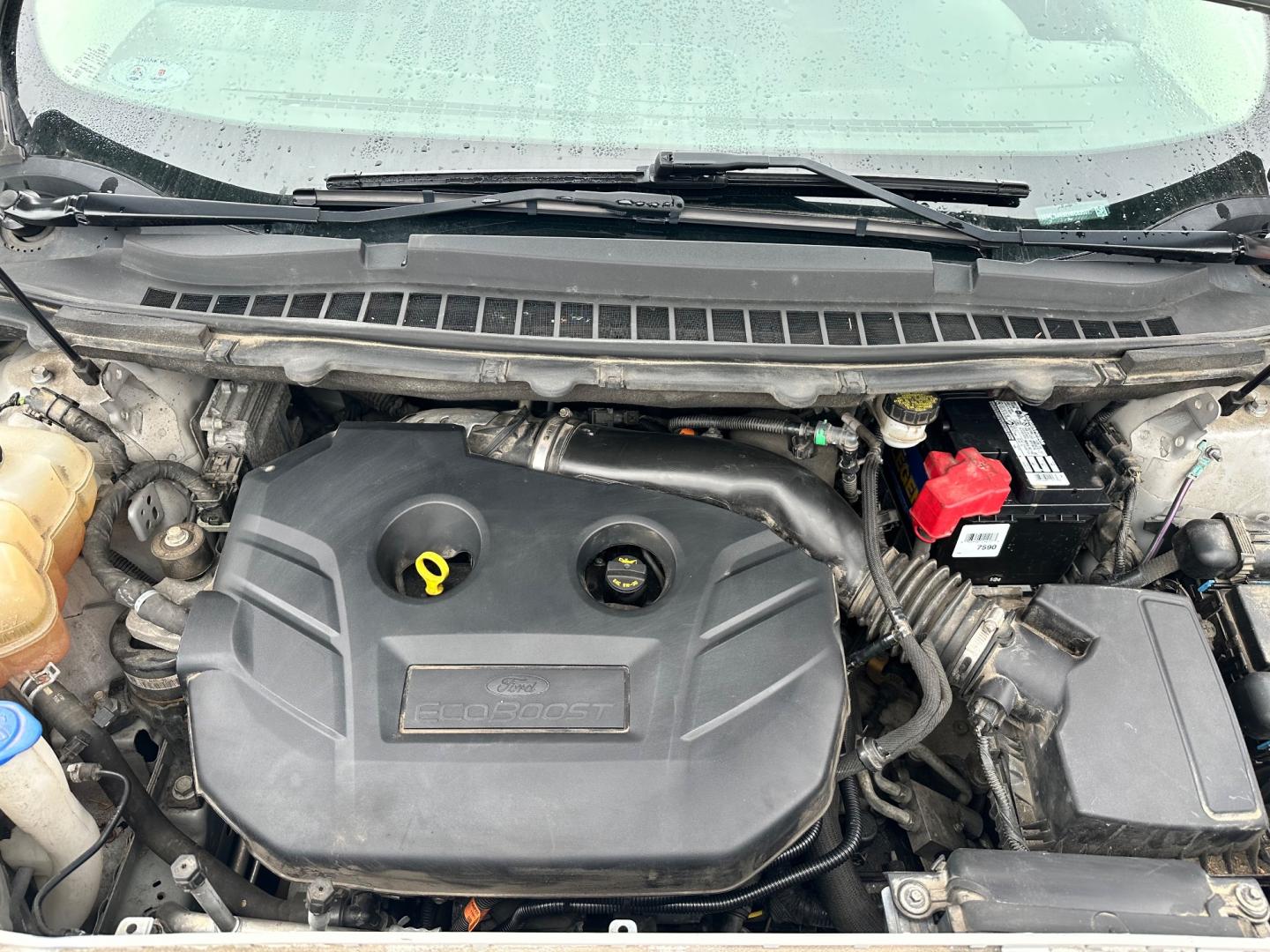 2017 Silver /Black Ford Edge Titanium (2FMPK4K92HB) with an 2.0L I4 DOHC 16V Turbo engine, 6-Speed Automatic transmission, located at 547 E. Main St., Orwell, OH, 44076, (440) 437-5893, 41.535435, -80.847855 - This 2017 Ford Edge Titanium AWD is a well-equipped midsize SUV. It comes with a powerful yet efficient 2.0L EcoBoost engine paired with a smooth 6-speed automatic transmission. Notable features include LED daytime running lights, dusk-sensing headlights, leather interior, auto-dimming rearview mirr - Photo#14